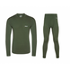 Комплект термоактивного одягу /футболка з довг.рукавом і штани/ MERINO WARM - оливковий - 4XL 915/916 фото 1